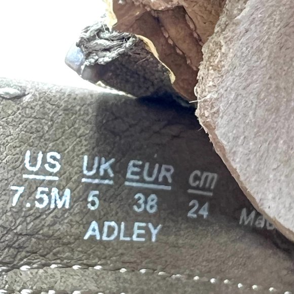 Lifestride Womens Size 7.5 Brown Faux Vegan Leather‎ Ankle Boots Booties Shoes - Picture 12 of 13